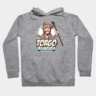 Torgo Care Taking With White Lettering Hoodie